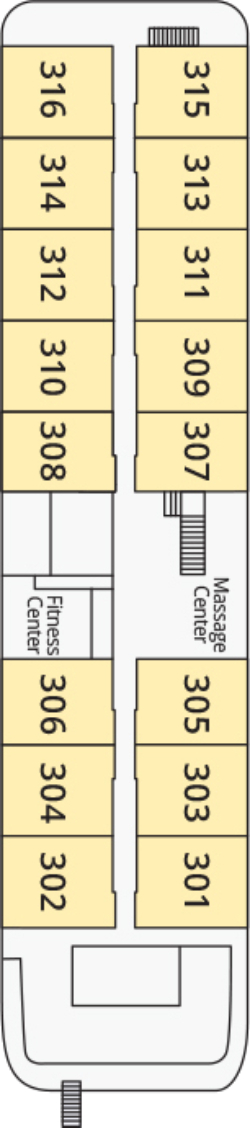 Pyramid Deck plan