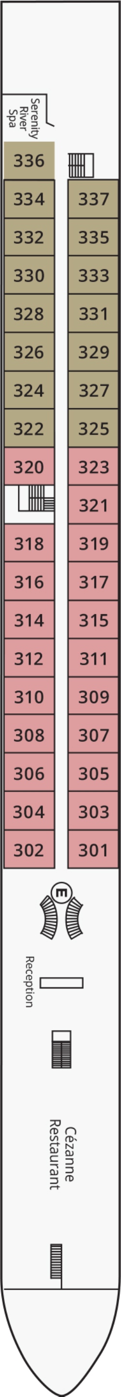 Avignon Deck plan