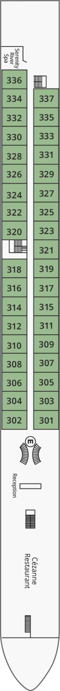 Avignon Deck plan