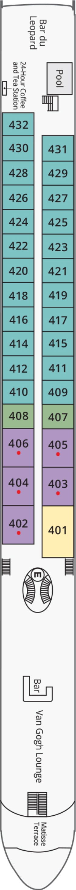 Camargue Deck plan
