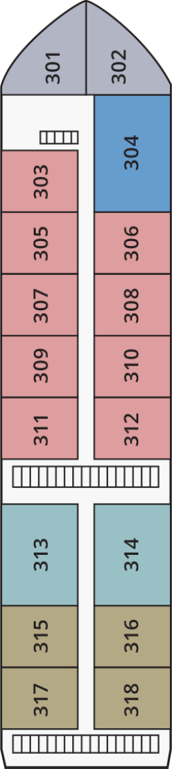 Upper Deck plan