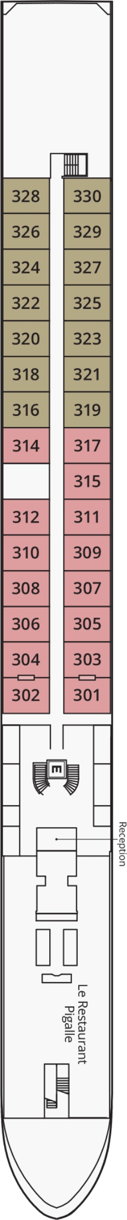 Balzac Deck plan