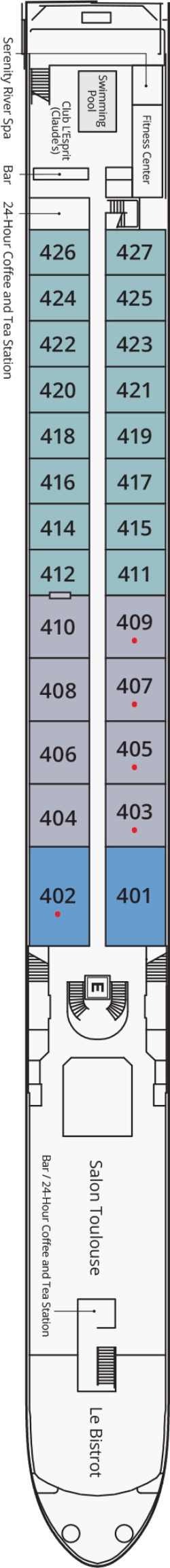 Victor Hugo Deck plan