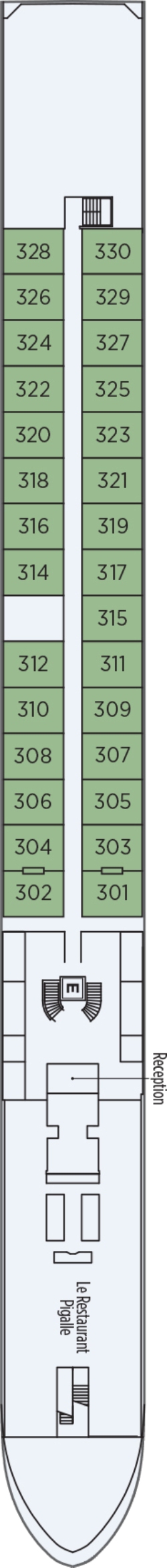Balzac Deck plan