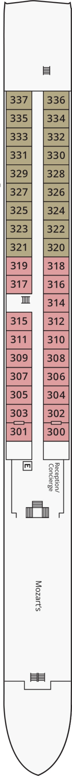 Danube Deck plan