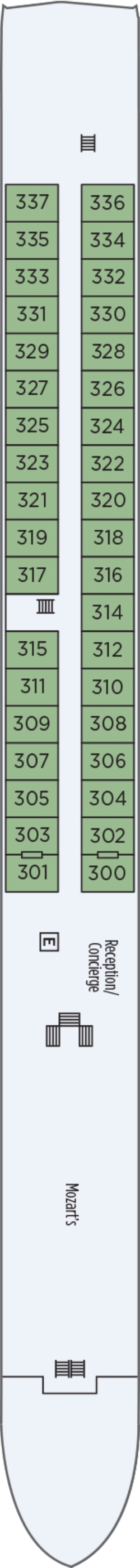Danube Deck plan