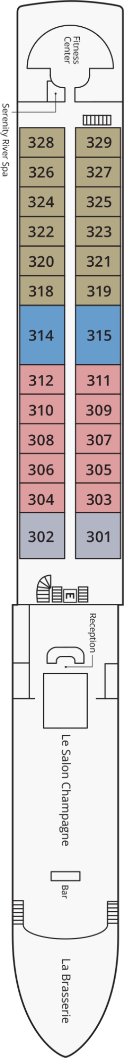 Bordeaux Deck plan