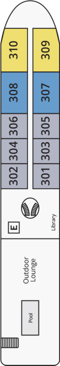 Sun Deck plan