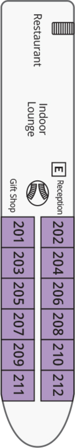Orchid Deck plan