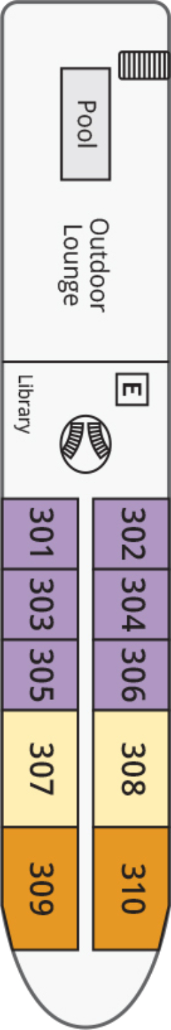 Sun Deck plan