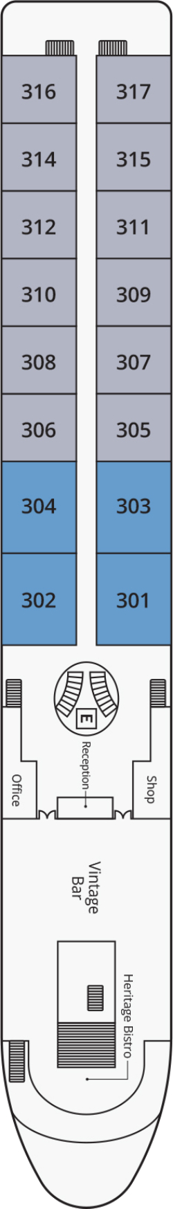 Azores Deck plan