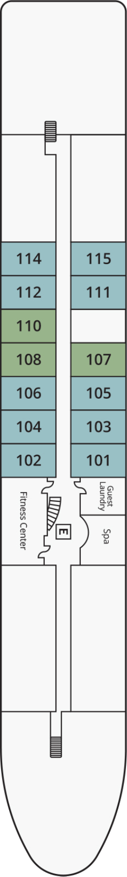 Madeira Deck plan