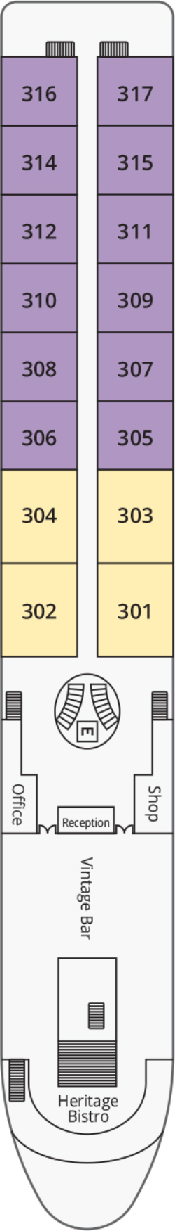 Azores Deck plan