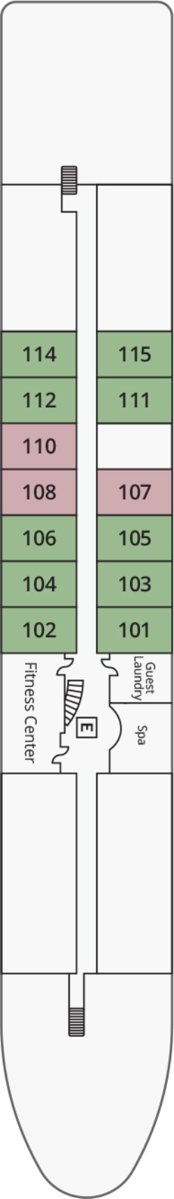 Madeira Deck plan