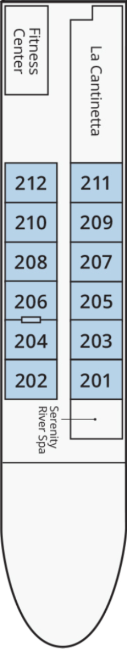 Mazzorbo Deck plan