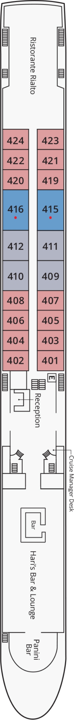 Murano Deck plan