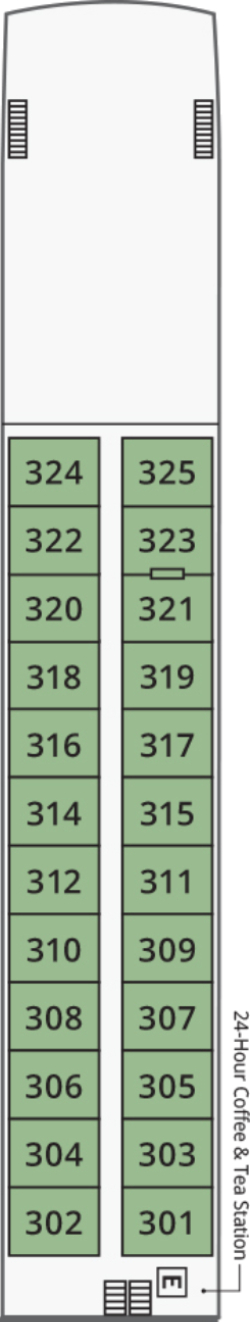 Burano Deck plan