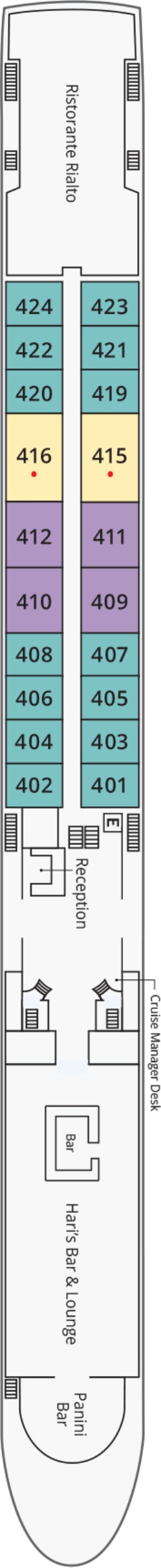 Murano Deck plan