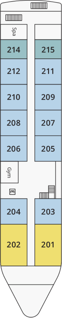 Abu Simbel Deck plan