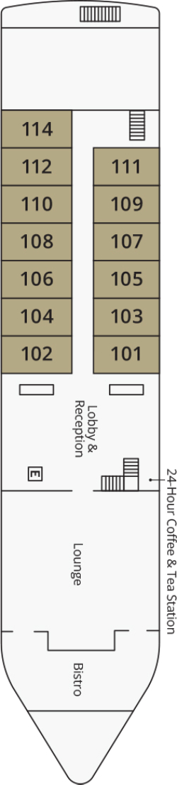 Dendera Deck plan