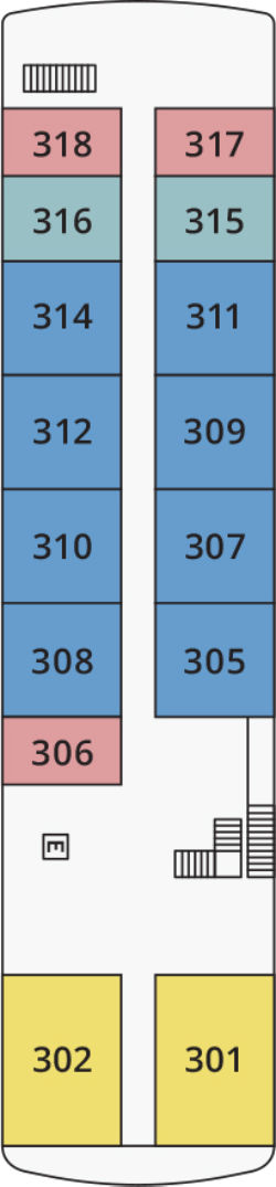 Karnak Deck plan