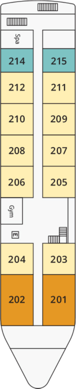 Abu Simbel Deck plan