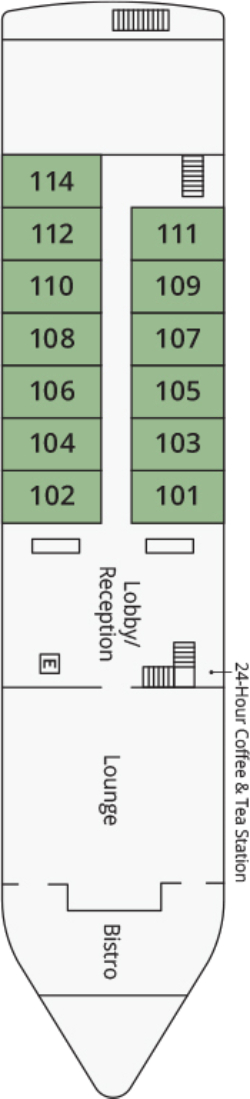 Dendera Deck plan