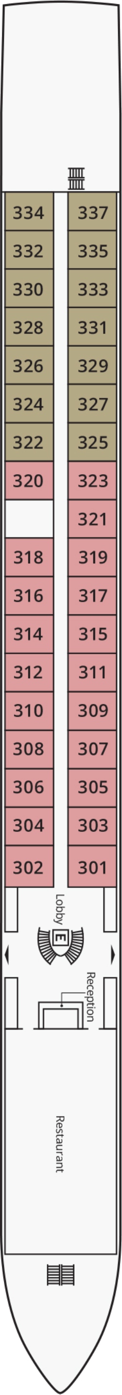 Athene Deck plan