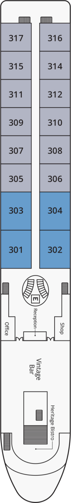 Azores Deck plan