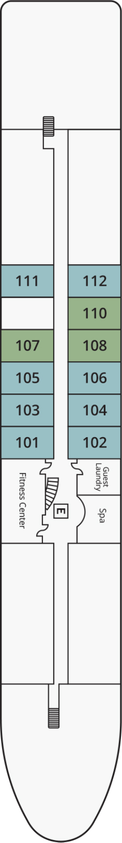 Madeira Deck plan