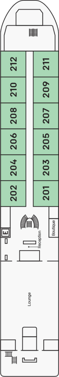 Orchid Deck plan