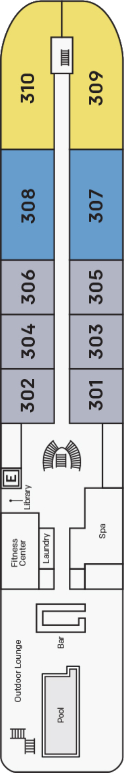 Sun Deck plan