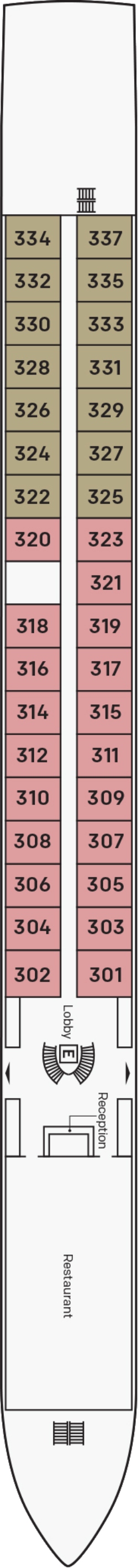 Danube Deck plan