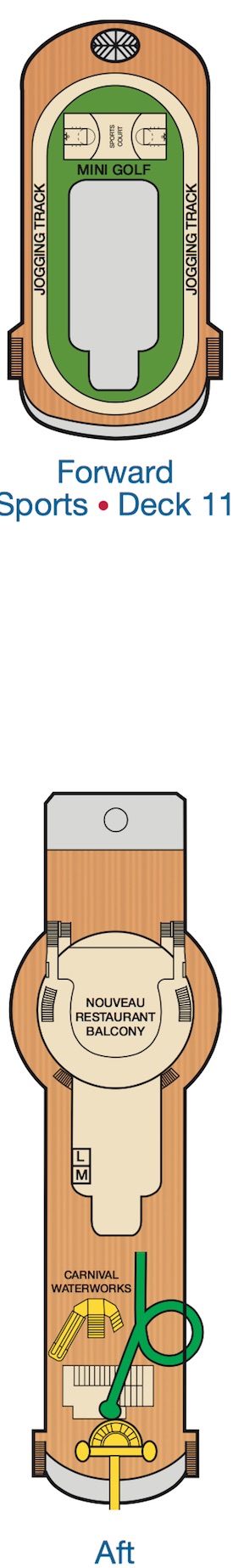 Deck 11 - Sports plan