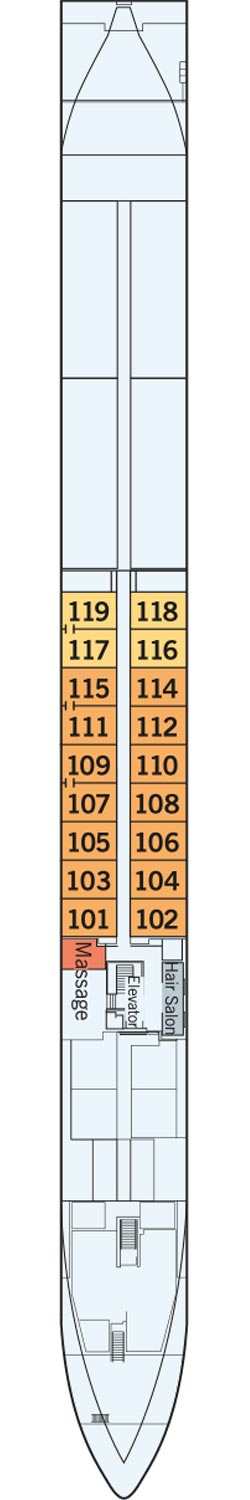 Haydn Deck plan