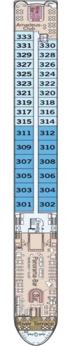 Mozart Deck plan