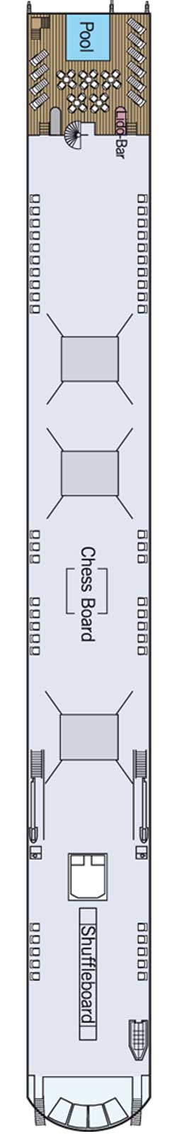 Sun Deck plan