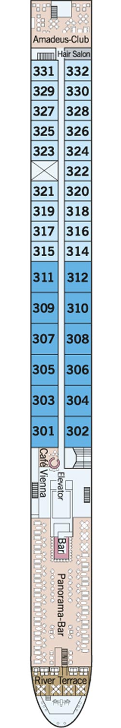 Mozart Deck plan