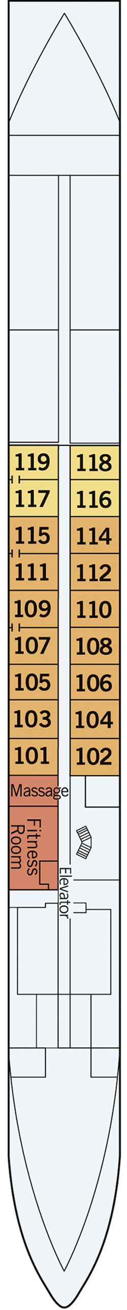 Haydn Deck plan