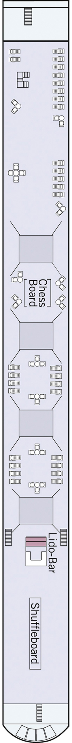 Sun Deck plan