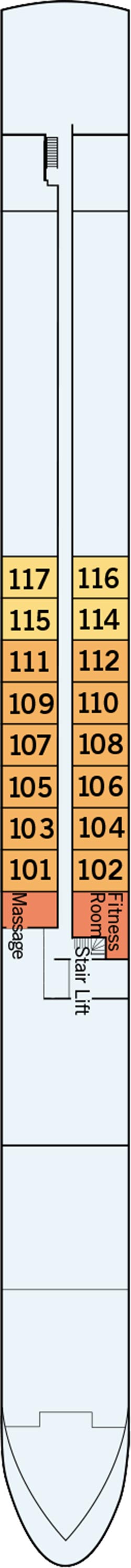Haydn Deck plan