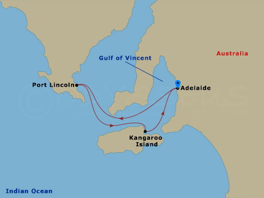 5-Day South Australia Route Map