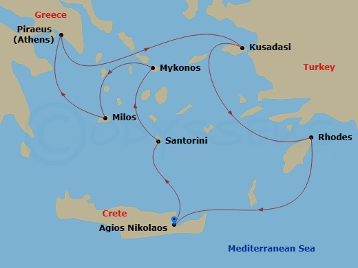 Cruise Route Map