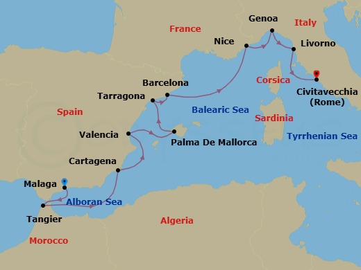 Star Collector: Iberian Soul & Italian Style Route Map