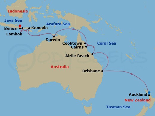 Journey To Oz Route Map