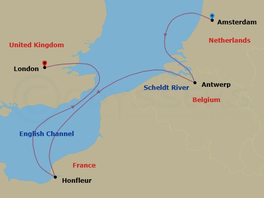 Quick Getaways: Timeless Maritime Powerhouses Of Northern Europe Route Map
