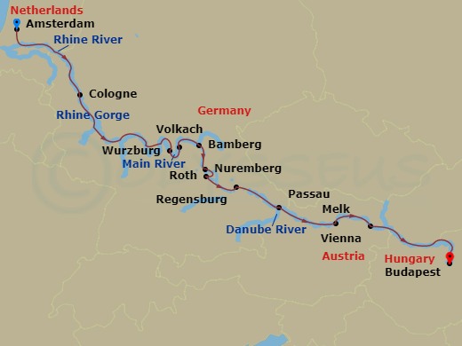 Cruise Route Map