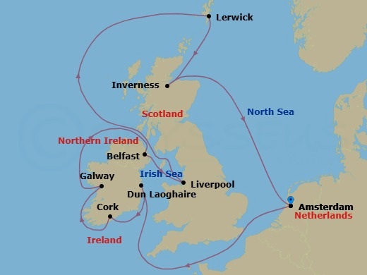 Cruise Route Map