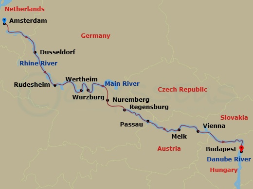 Cruise Route Map