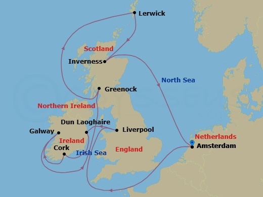 Cruise Route Map